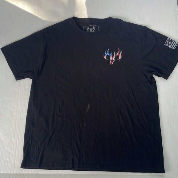 Buck Wear Men’s Never Give Up The Flight Black Tee XL - Picture 11 of 14